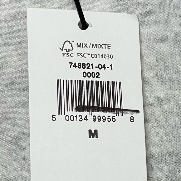 Banana Republic Light Grey Heather Polo with White Piping Luxe Touch Slim size M - Picture 5 of 8